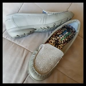 Skechers Career Fabulous Advice Loafers Tan SZ 8.5